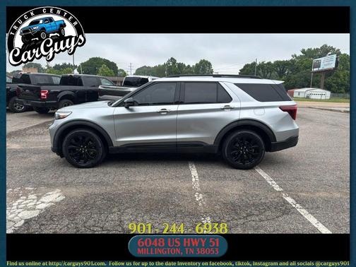 Iconic Silver Metallic 2021 Ford Explorer ST