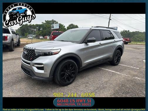 Iconic Silver Metallic 2021 Ford Explorer ST