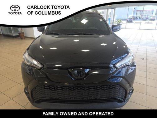 Jet Black 2024 Toyota Corolla Cross Hybrid XSE