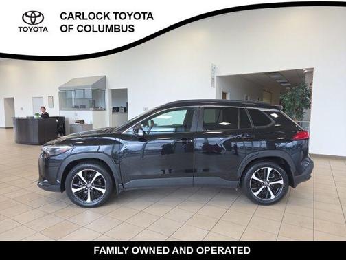 Jet Black 2024 Toyota Corolla Cross Hybrid XSE