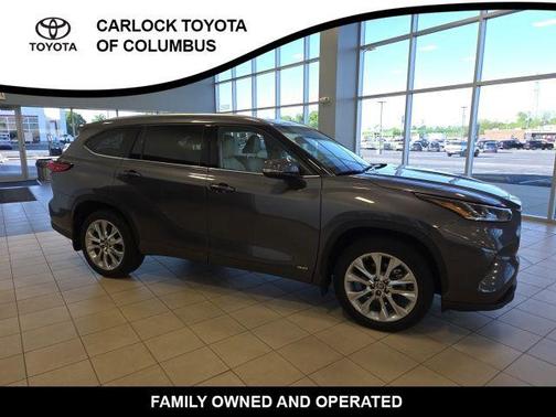 Magnetic Gray Metallic 2023 Toyota Highlander Hybrid Limited