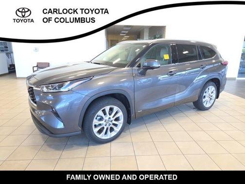 Magnetic Gray Metallic 2023 Toyota Highlander Hybrid Limited