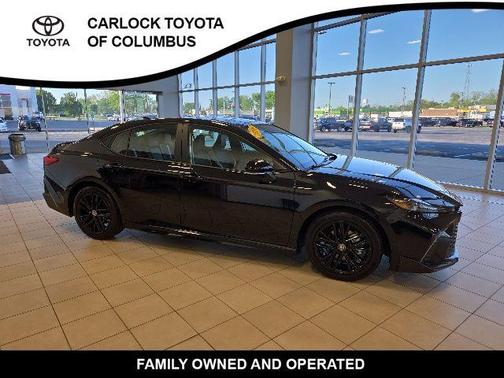Midnight Black Metallic 2026 Toyota Camry SE Nightshade