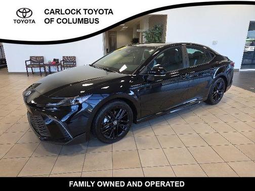 Midnight Black Metallic 2026 Toyota Camry SE Nightshade