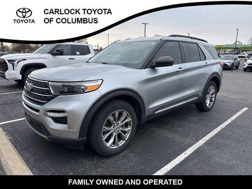 Iconic Silver Metallic 2023 Ford Explorer XLT