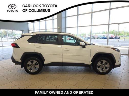 White 2022 Toyota RAV4 XLE