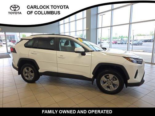 White 2022 Toyota RAV4 XLE