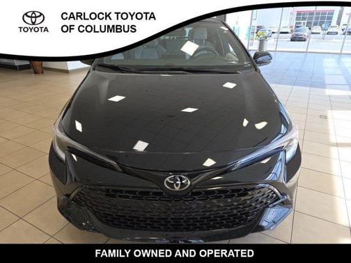 Midnight Black Metallic 2025 Toyota Corolla Hatchback SE