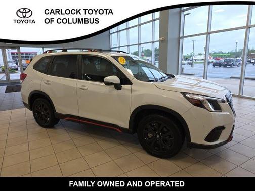 Crystal White Pearl 2022 Subaru Forester Sport