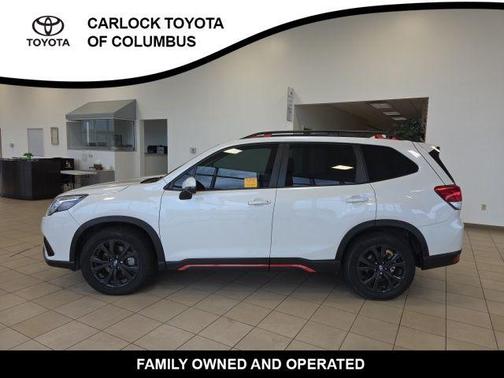 Crystal White Pearl 2022 Subaru Forester Sport
