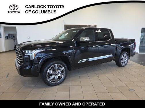 Midnight Black Metallic 2026 Toyota Tundra Hybrid Capstone