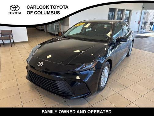Midnight Black Metallic 2025 Toyota Camry LE