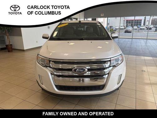 White Platinum Tri-Coat Metallic 2013 Ford Edge SEL