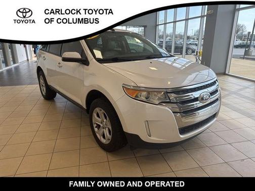 White Platinum Tri-Coat Metallic 2013 Ford Edge SEL