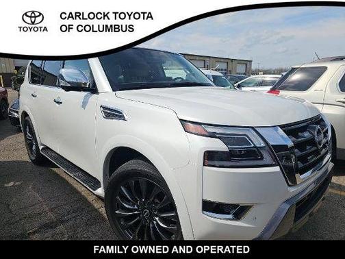 Aspen White 2023 Nissan Armada Platinum