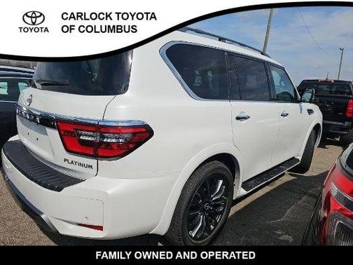 Aspen White 2023 Nissan Armada Platinum