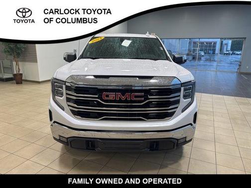 White Frost Tri-Coat 2024 GMC Sierra 1500 SLT