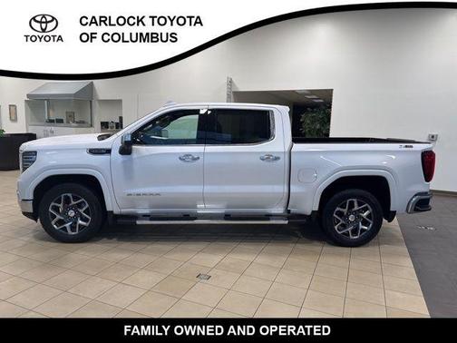 White Frost Tri-Coat 2024 GMC Sierra 1500 SLT