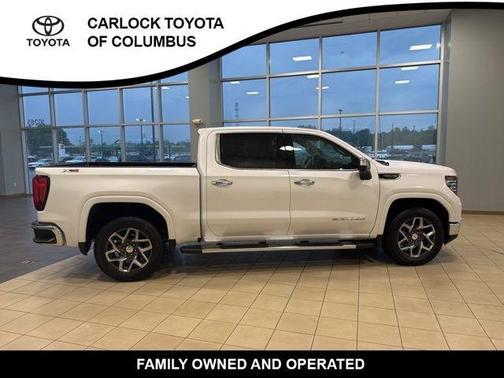 White Frost Tri-Coat 2024 GMC Sierra 1500 SLT