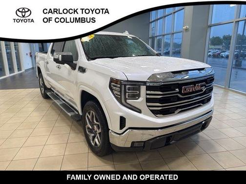 White Frost Tri-Coat 2024 GMC Sierra 1500 SLT