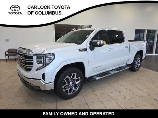 White Frost Tri-Coat 2024 GMC Sierra 1500 SLT