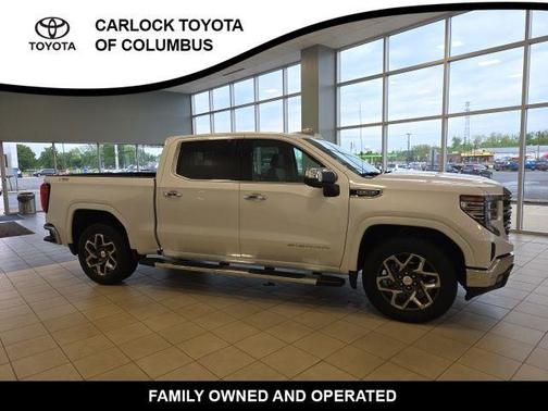 White Frost Tri-Coat 2024 GMC Sierra 1500 SLT