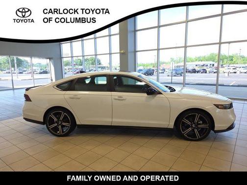 Platinum White Pearl 2024 Honda Accord Hybrid Sport