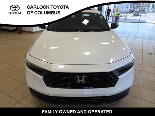 Platinum White Pearl 2024 Honda Accord Hybrid Sport