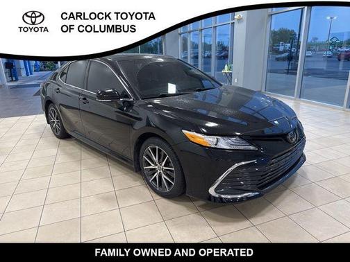 Midnight Black Metallic 2023 Toyota Camry XLE
