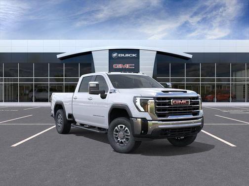 Glacier White Tricoat 2026 GMC Sierra 3500 SLT