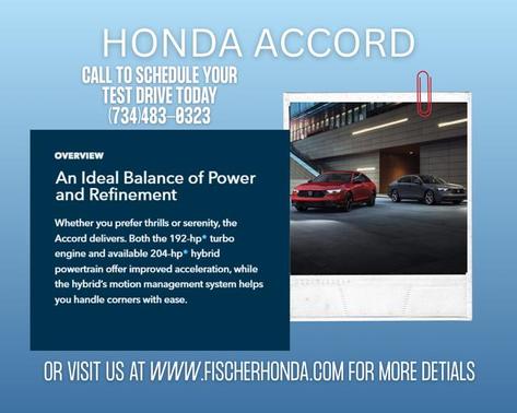 2025 Honda Accord Hybrid EX-L