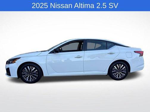 Glacier White 2025 Nissan Altima 2.5 SV