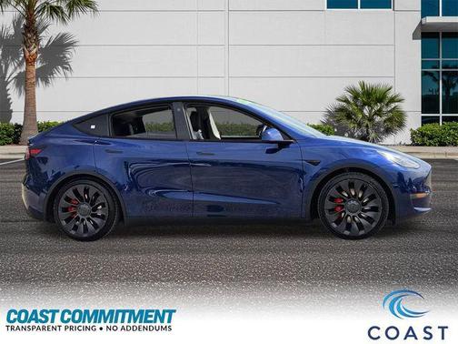 Deep Blue Metallic 2023 Tesla Model Y Performance Dual Motor All-Wheel Drive