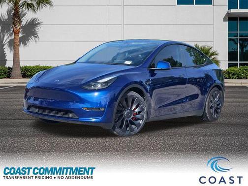 Deep Blue Metallic 2023 Tesla Model Y Performance Dual Motor All-Wheel Drive