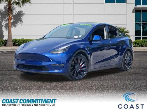 Deep Blue Metallic 2023 Tesla Model Y Performance Dual Motor All-Wheel Drive
