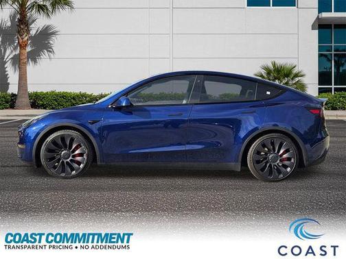Deep Blue Metallic 2023 Tesla Model Y Performance Dual Motor All-Wheel Drive