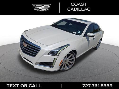 Crystal White Tricoat 2019 Cadillac CTS 2.0L Turbo Luxury