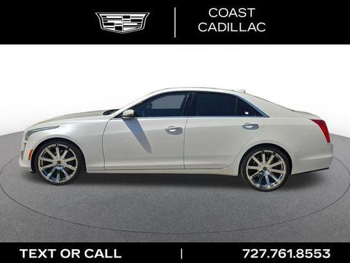 Crystal White Tricoat 2019 Cadillac CTS 2.0L Turbo Luxury