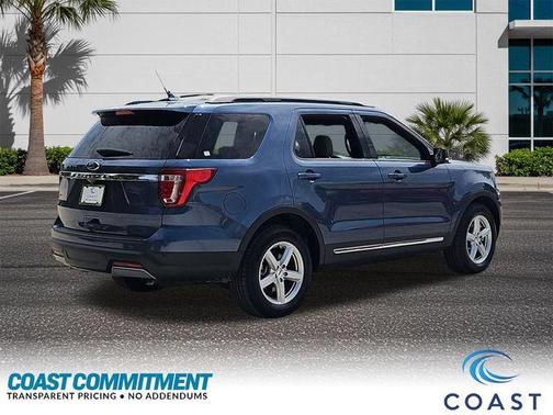 Blue Metallic 2019 Ford Explorer XLT