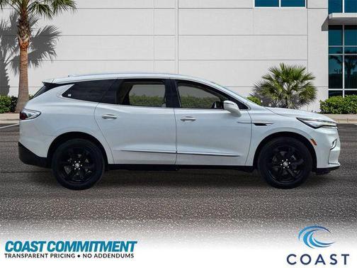 White Frost Tricoat 2023 Buick Enclave Essence FWD