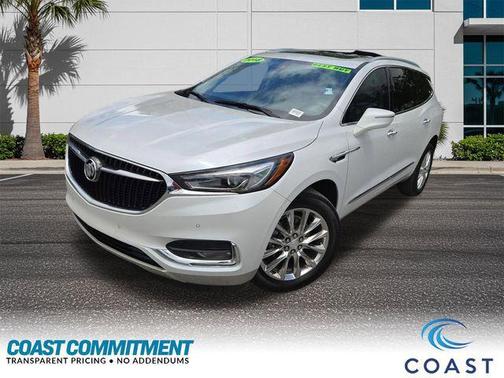 White Frost Tricoat 2018 Buick Enclave Premium