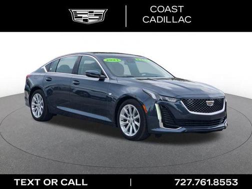Shadow Metallic 2021 Cadillac CT5 Luxury RWD