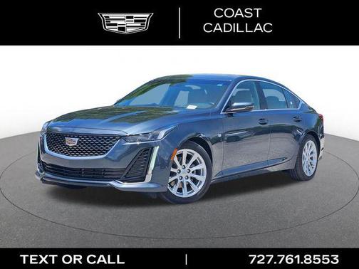 Shadow Metallic 2021 Cadillac CT5 Luxury RWD
