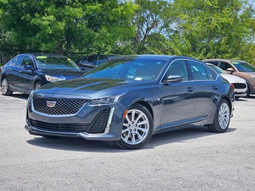 Shadow Metallic 2021 Cadillac CT5 Luxury RWD