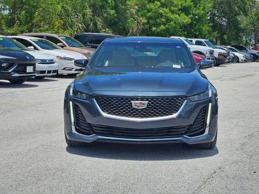 Shadow Metallic 2021 Cadillac CT5 Luxury RWD