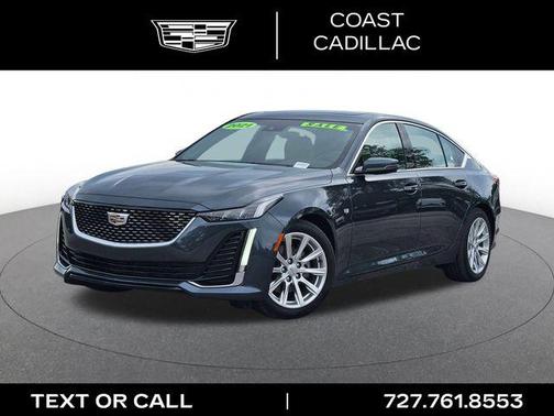 Shadow Metallic 2021 Cadillac CT5 Luxury RWD