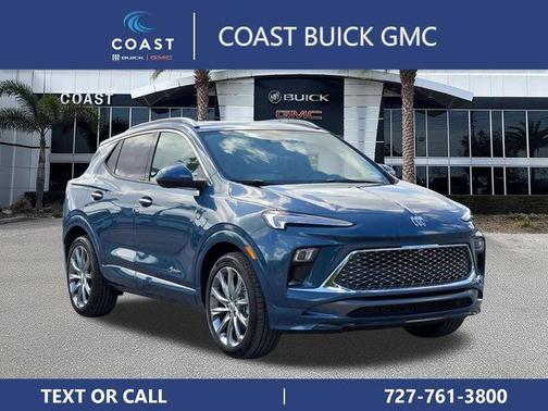 Ocean Blue Metallic 2026 Buick Encore GX Avenir