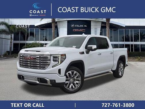 Glacier White Tricoat 2026 GMC Sierra 1500 Denali