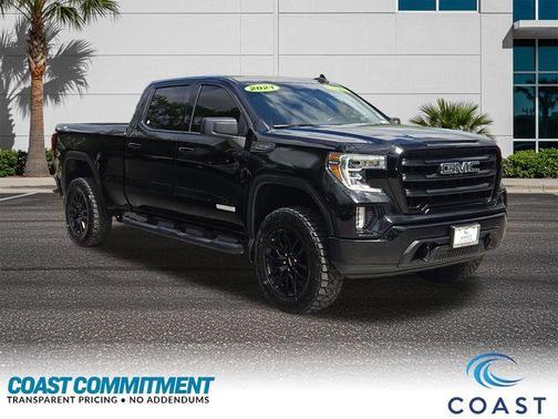 Onyx Black 2021 GMC Sierra 1500 Elevation