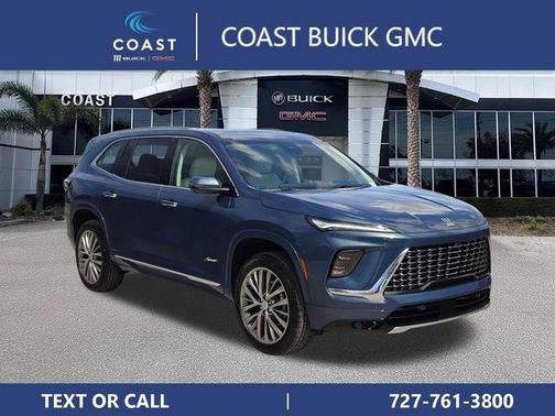 ocean blue metallic 2026 Buick Enclave Avenir FWD